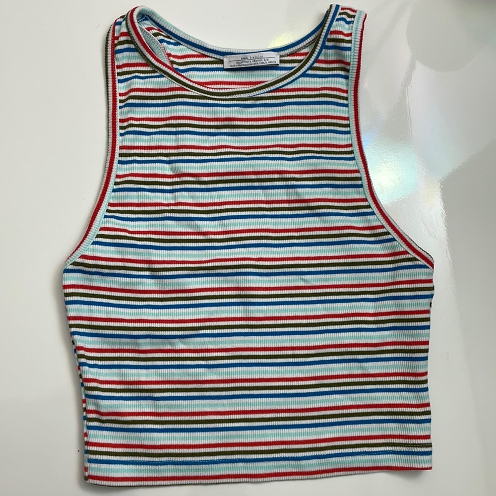 Zara Trafaluc Medium Crop Tank Top